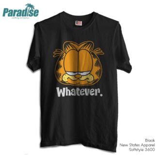 PARADISE – Kaos Kartun – Garfield Whatever – Supersoft Premium – Reguler / Oversized