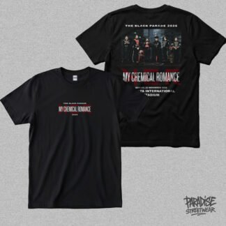 PARADISE – Kaos Band – MCR – My Chemical Romance Black Parade 2026 Konser Jakarta – Supersoft Premium – Reguler / Oversized